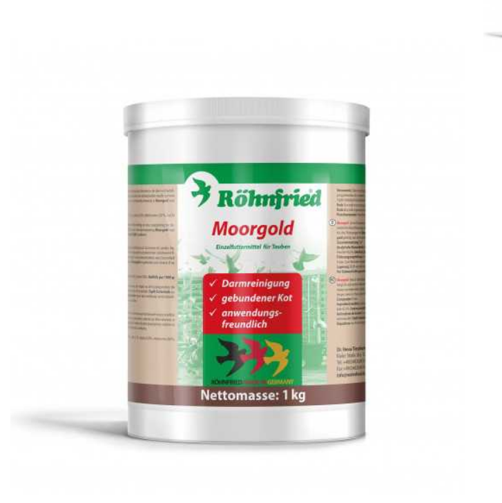 Moorgold, Rohnfried, 1000 g, Cărbune pentru porumbei