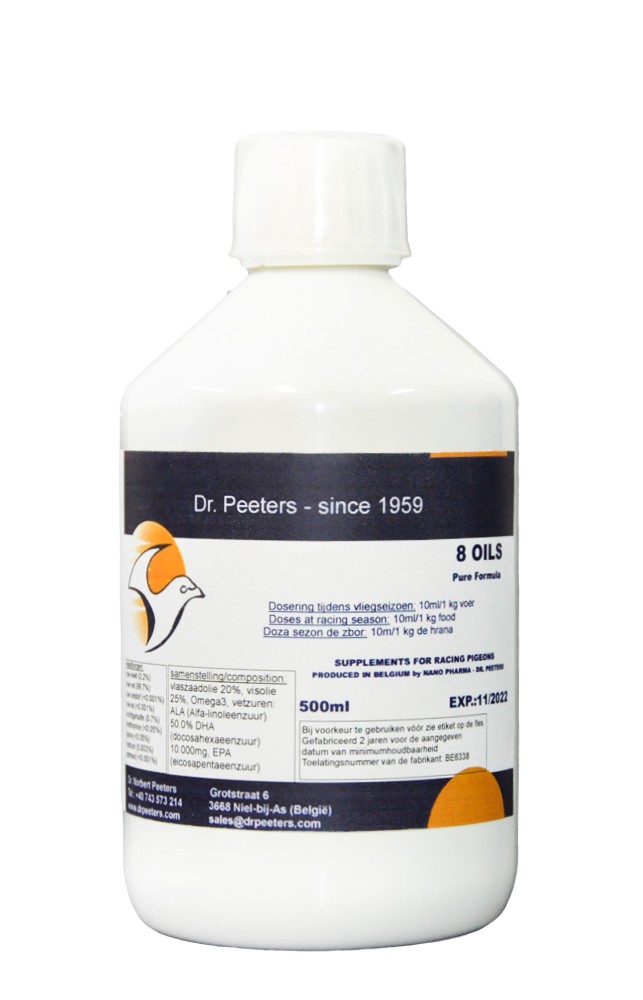 8 Oils 500ml - Pure Formula -