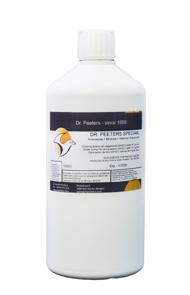 Dr. Peeters SPECIAAL 1000ml - aminoacizi + electroliti + minerale + vitamine 20ml/2L -
