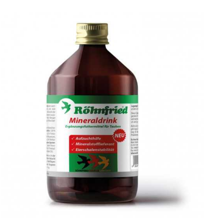Mineral Drink, Rohnfried, 500 ml, Minerale lichide pentru porumbei
